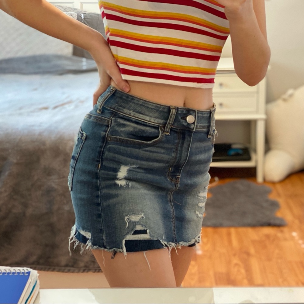 American Eagle High Rise Mini Skirt